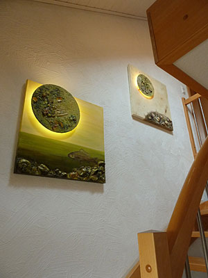 After: A homely design with light paintings